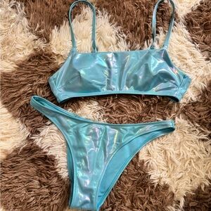 Aerie Iridescent Blue Bikini